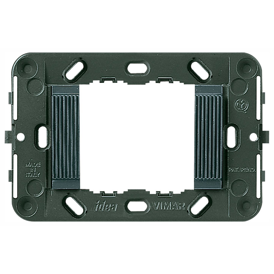 Vimar Idea 2-Module Mounting Frame, For 3-Module Boxes, 60 mm Fixing Centres, Without Screws — Quality Boat Parts