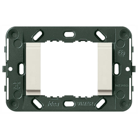Vimar Idea 2-Module Mounting Frame, For 3-Module Boxes, 60 mm Fixing Centres, Without Screws — Quality Boat Parts