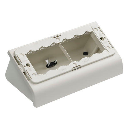 Vimar Idea 6-Module Table Mounting Box, For Classica Cover Plates, Cord-Grip, IP20, Plastic, 121.6 x 110.8 x 77.4 mm — Quality Boat Parts