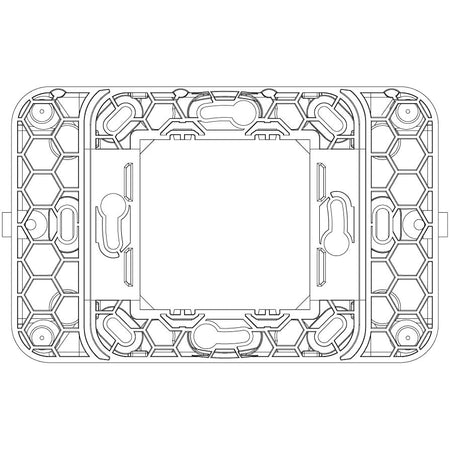Vimar RF Device Mounting Frame, For Eikon and Plana 2-Module Cover Plates, Surface Mount — Quality Boat Parts