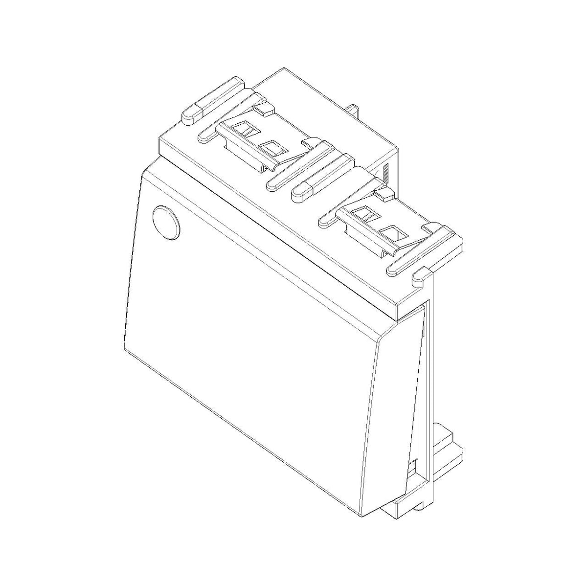 Vimar Idea Push Button, For Signalling Unit, 1P NO, 10A 250V, Luminous, General Symbol — Quality Boat Parts