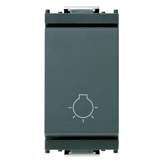 Vimar Idea Push Button, 1P NO, 10A, 250V, IP40, Light Symbol — Quality Boat Parts