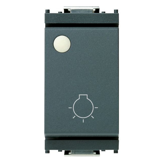 Vimar Idea Push Button, 1P NO, 10A, 250V, IP40, Light Symbol — Quality Boat Parts