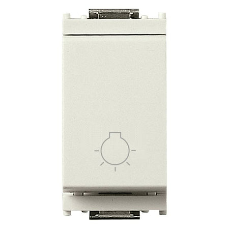 Vimar Idea Push Button, 1P NO, 10A, 250V, IP40, Light Symbol — Quality Boat Parts