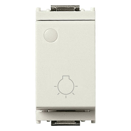 Vimar Idea Push Button, 1P NO, 10A, 250V, IP40, Light Symbol — Quality Boat Parts
