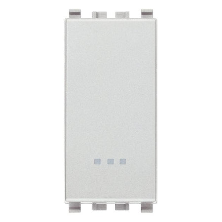 Vimar Eikon 1P NC Push Button, 10A, 250V, Lightable, Replaceable Button, IP40 — Quality Boat Parts
