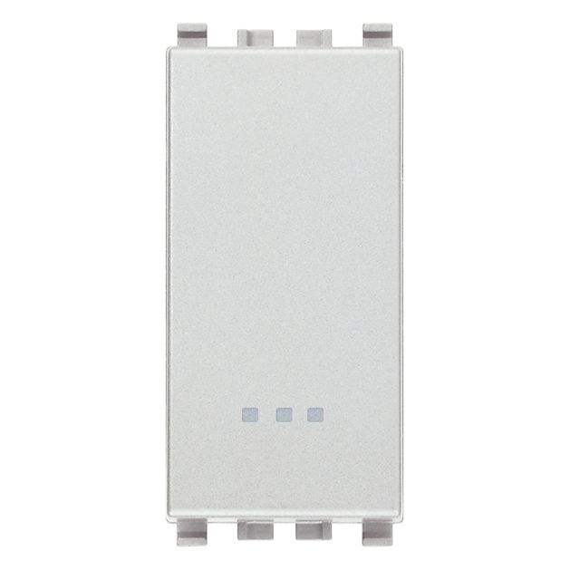 Vimar Eikon 1P NC Push Button, 10A, 250V, Lightable, Replaceable Button, IP40 — Quality Boat Parts