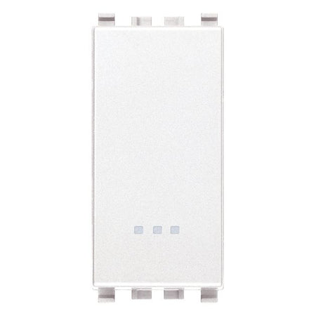 Vimar Eikon 1P NC Push Button, 10A, 250V, Lightable, Replaceable Button, IP40 — Quality Boat Parts