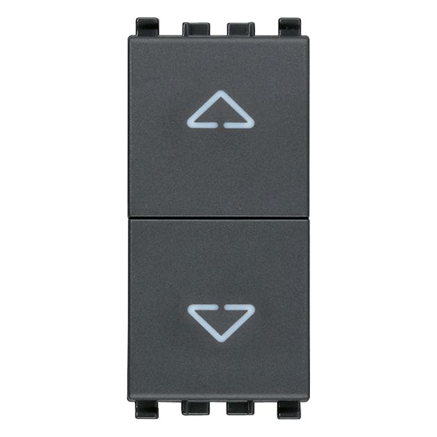 Vimar Eikon 2-Way Switch, 2P 10AX, 250V, 6 Terminals, Central OFF — Quality Boat Parts