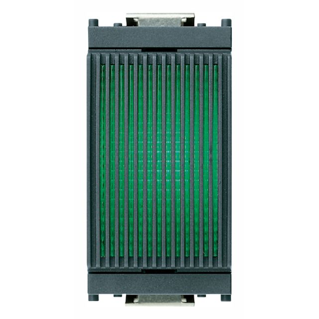 Vimar Idea Indicator Unit, For 6.3x28 mm or 7x31 mm Lamps, 250V, IP40, 1-Module, Without Lamp — Quality Boat Parts