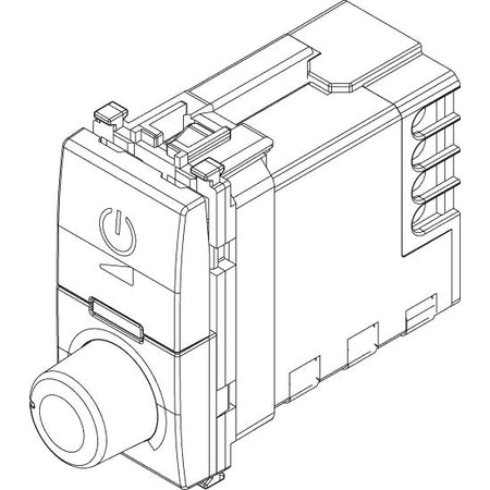 Vimar Eikon RGB Dimmer, For RGB LED Lamps, Rotary Control, Flush Mount, IP40 — Quality Boat Parts