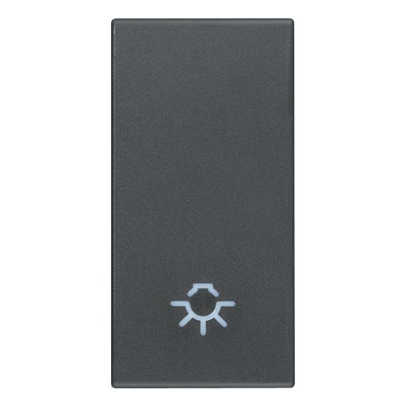 Vimar Eikon 20021 Interchangeable 1-Module Rocker Button Cover, Lightable, IP40 — Quality Boat Parts
