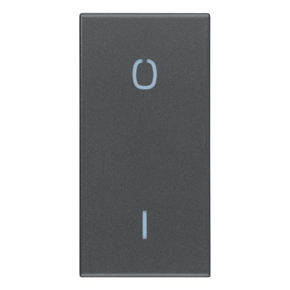Vimar Eikon 20021 Interchangeable 1-Module Rocker Button Cover, Lightable, IP40 — Quality Boat Parts
