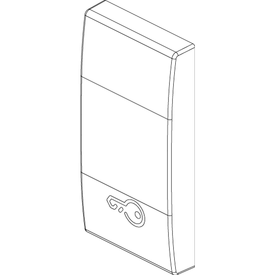 Vimar Eikon 20021 Interchangeable 1-Module Rocker Button Cover, Lightable, IP40 — Quality Boat Parts
