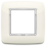 Vimar Eikon 20672 2-Module Round Cover Plate — Quality Boat Parts