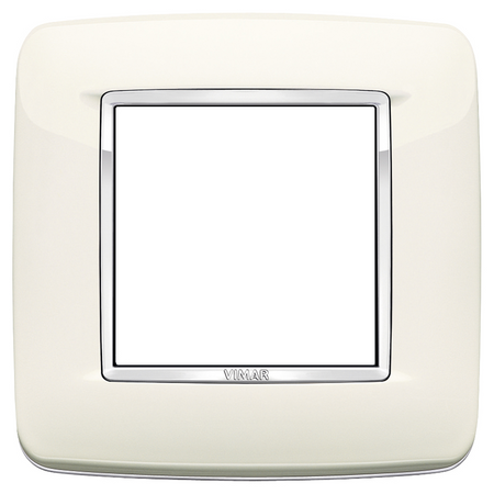Vimar Eikon 20672 2-Module Round Cover Plate — Quality Boat Parts