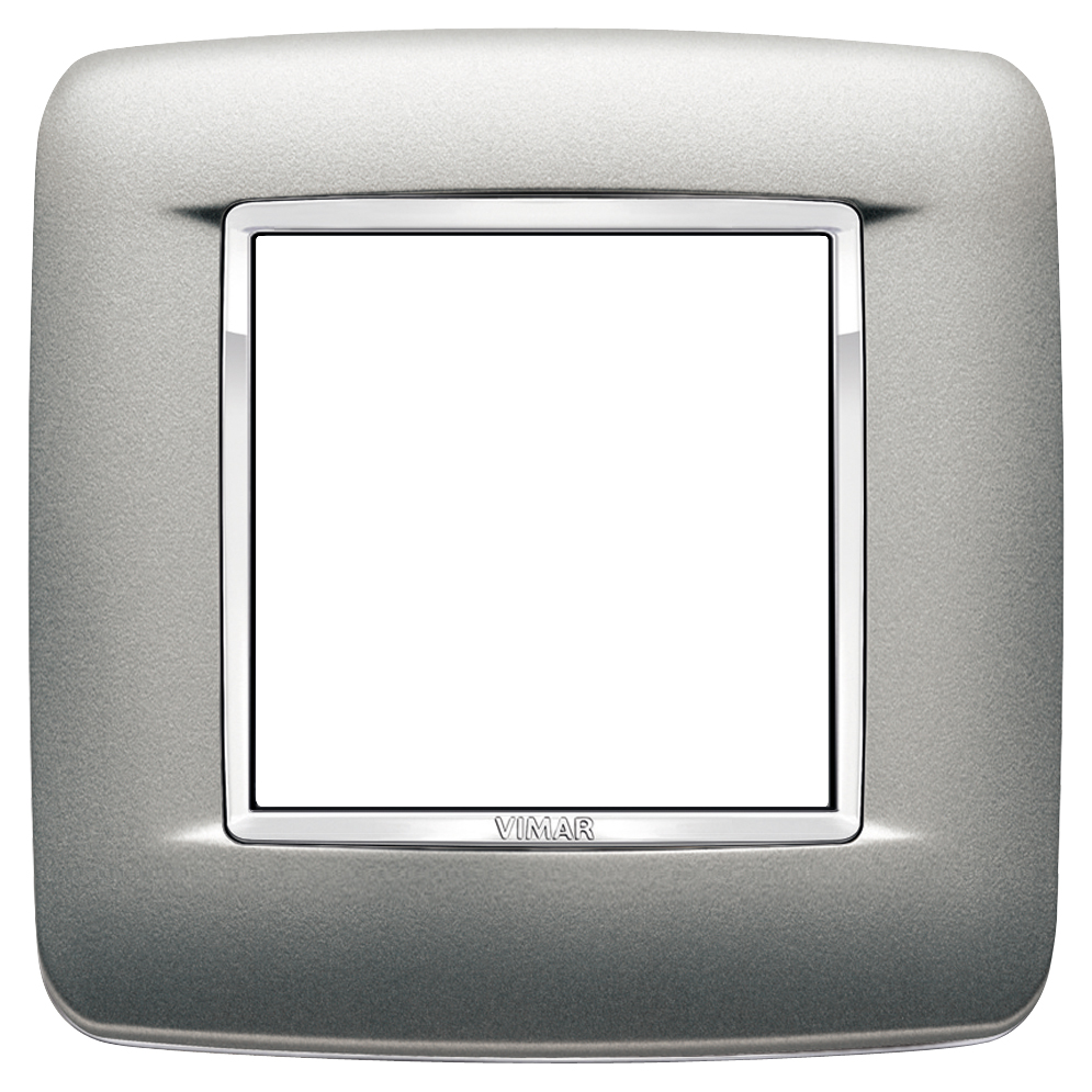 Vimar Eikon 20672 2-Module Round Cover Plate — Quality Boat Parts
