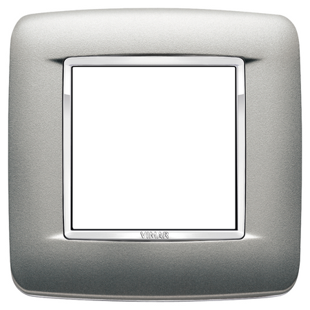 Vimar Eikon 20672 2-Module Round Cover Plate — Quality Boat Parts