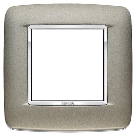 Vimar Eikon 20672 2-Module Round Cover Plate — Quality Boat Parts