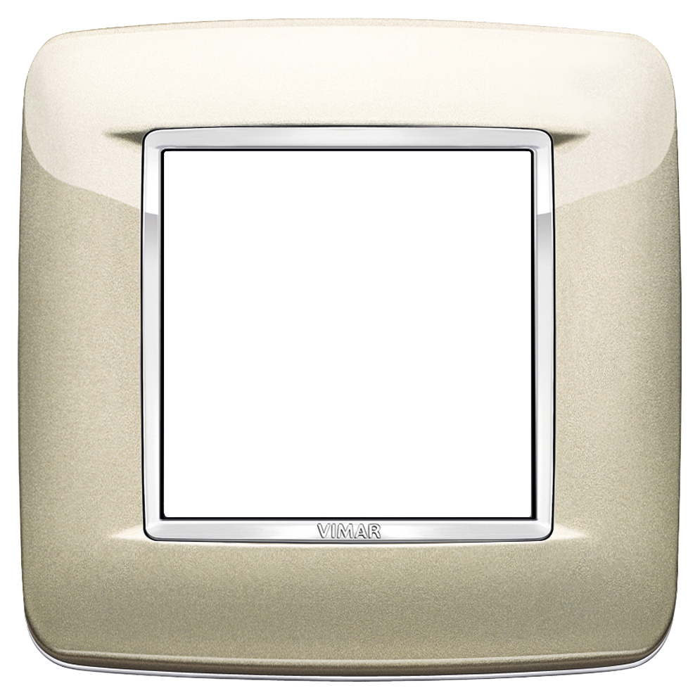 Vimar Eikon 20672 2-Module Round Cover Plate — Quality Boat Parts