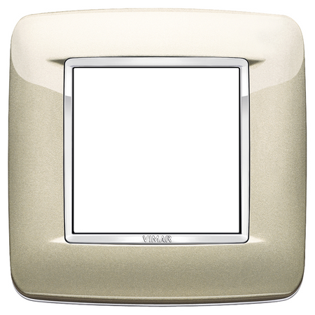 Vimar Eikon 20672 2-Module Round Cover Plate — Quality Boat Parts