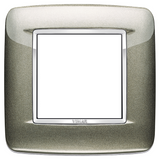 Vimar Eikon 20672 2-Module Round Cover Plate — Quality Boat Parts