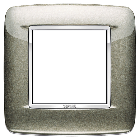 Vimar Eikon 20672 2-Module Round Cover Plate — Quality Boat Parts