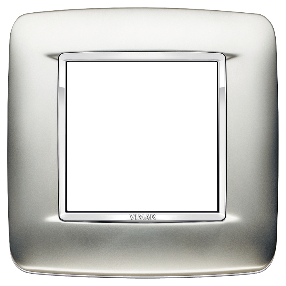 Vimar Eikon 20672 2-Module Round Cover Plate — Quality Boat Parts