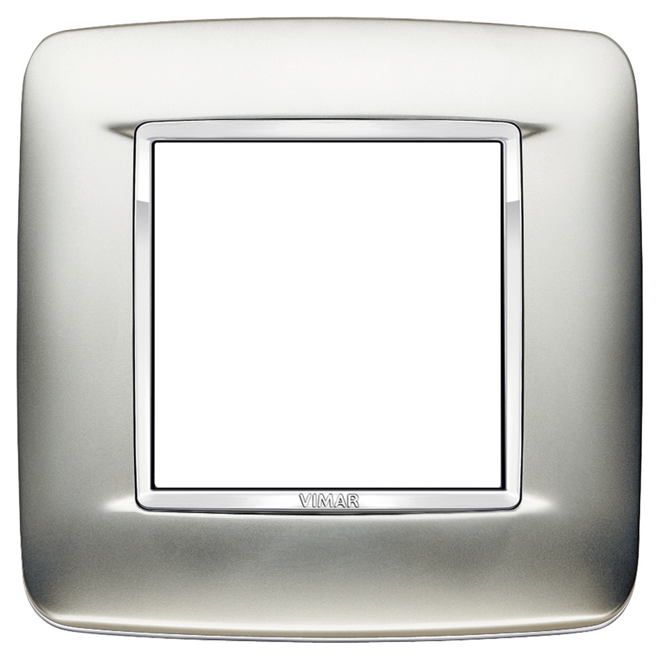 Vimar Eikon 20672 2-Module Round Cover Plate — Quality Boat Parts