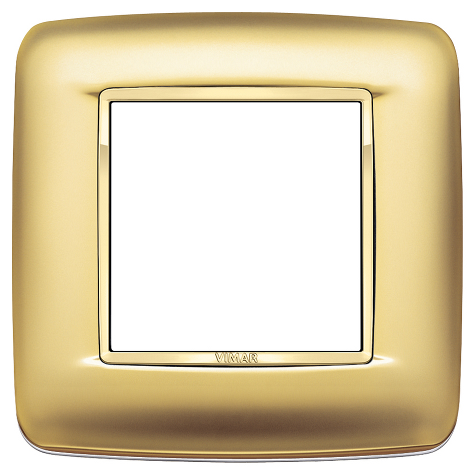 Vimar Eikon 20672 2-Module Round Cover Plate — Quality Boat Parts