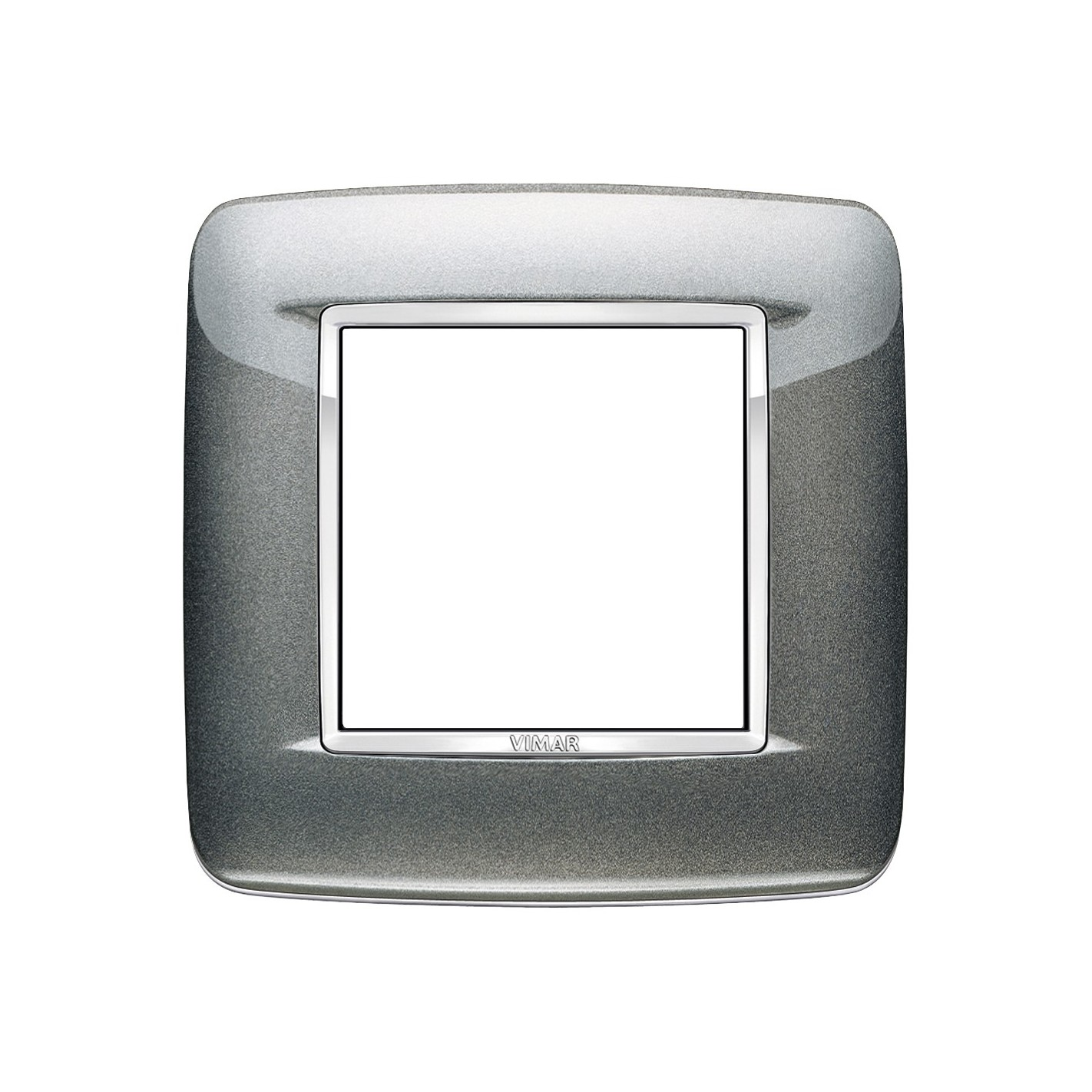 Vimar Eikon 20672 2-Module Round Cover Plate — Quality Boat Parts