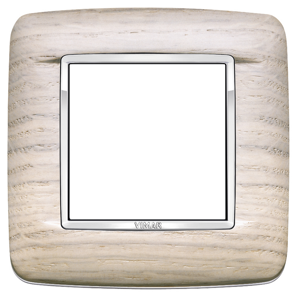 Vimar Eikon 20672 2-Module Round Cover Plate — Quality Boat Parts