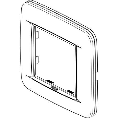 Vimar Eikon 20672 2-Module Round Cover Plate — Quality Boat Parts