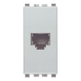 Vimar Eikon RJ11 Phone Jack 6/4, 1-Module, Screw Terminals, IP20, Flush-Mount — Quality Boat Parts