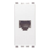 Vimar Eikon RJ11 Phone Jack 6/4, 1-Module, Screw Terminals, IP20, Flush-Mount — Quality Boat Parts