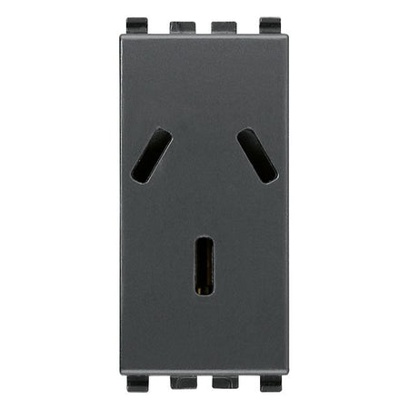 Vimar Eikon Argentinian SICURY Socket Outlet, 2P+E, 10A, 250V, Flush Mount — Quality Boat Parts