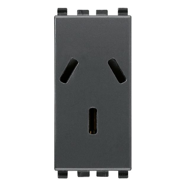 Vimar Eikon Argentinian SICURY Socket Outlet, 2P+E, 10A, 250V, Flush Mount — Quality Boat Parts