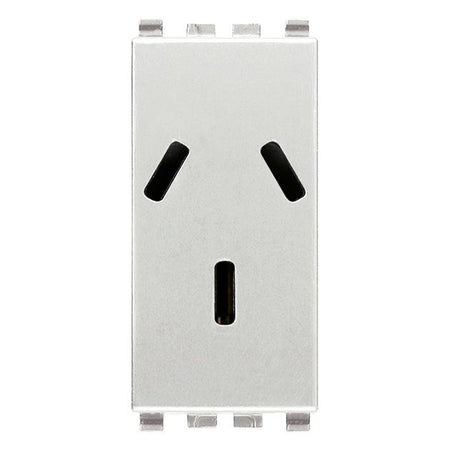Vimar Eikon Argentinian SICURY Socket Outlet, 2P+E, 10A, 250V, Flush Mount — Quality Boat Parts