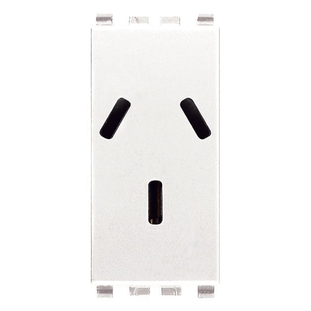 Vimar Eikon Argentinian SICURY Socket Outlet, 2P+E, 10A, 250V, Flush Mount — Quality Boat Parts