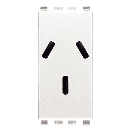 Vimar Eikon Argentinian SICURY Socket Outlet, 2P+E, 10A, 250V, Flush Mount — Quality Boat Parts