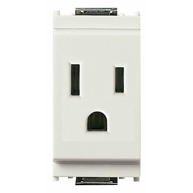 Vimar Idea USA Socket Outlet, 2P+E, 15A 127V, IP20 — Quality Boat Parts