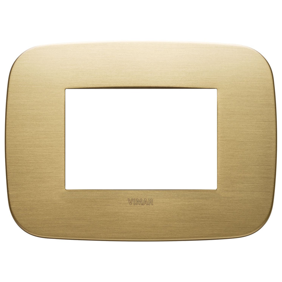 Vimar Arké Round Cover Plate, 3 Module — Quality Boat Parts