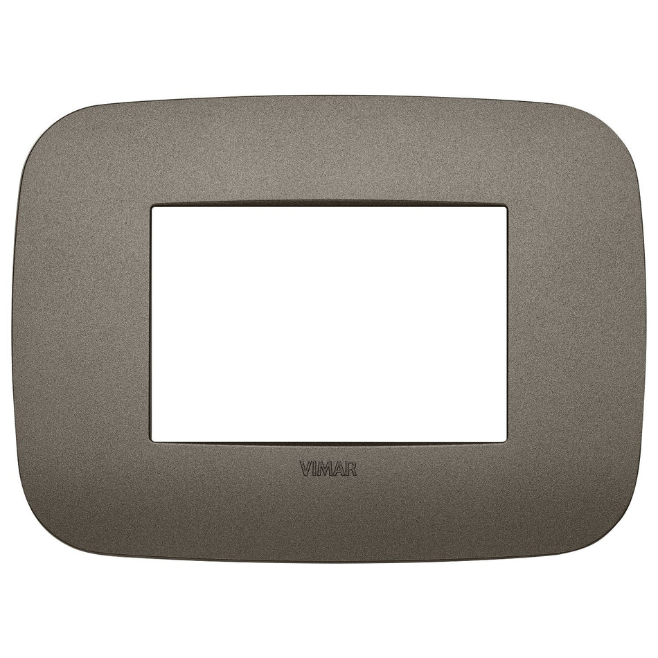 Vimar Arké Round Cover Plate, 3 Module — Quality Boat Parts
