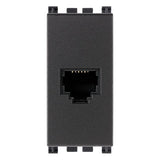 Vimar Arké RJ12 Phone Jack, 6-Position 6-Conductor, Screw Terminals — Quality Boat Parts