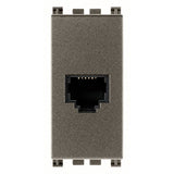 Vimar Arké RJ12 Phone Jack, 6-Position 6-Conductor, Screw Terminals — Quality Boat Parts