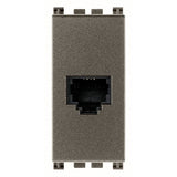 Vimar Arké RJ11 Phone Jack, 6-Position 4-Conductor, Screw Terminals, IP20 — Quality Boat Parts
