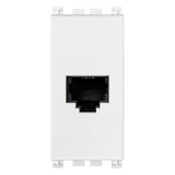 Vimar Arké RJ11 Phone Jack, 6-Position 4-Conductor, Screw Terminals, IP20 — Quality Boat Parts