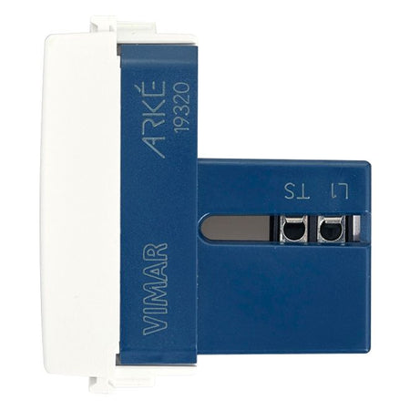 Vimar Arké RJ11 Phone Jack, 6-Position 4-Conductor, Screw Terminals, IP20 — Quality Boat Parts