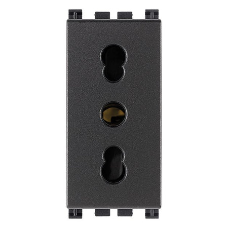 Vimar Arké SICURY P17/11 Socket Outlet, 2P+E, 16A 250V, IP20, Flush Mount — Quality Boat Parts