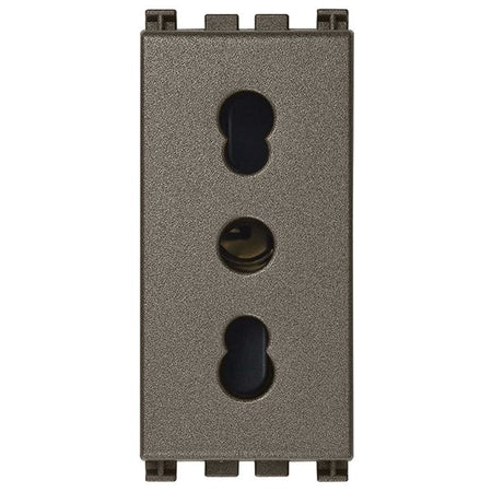 Vimar Arké SICURY P17/11 Socket Outlet, 2P+E, 16A 250V, IP20, Flush Mount — Quality Boat Parts